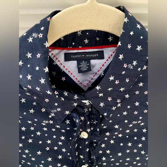 Tommy Ruffled Patterned Shirt - Picture 2 of 3